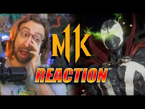 MAX REACTS: Spawn Gameplay Trailer...HE'S PERFECT - Mortal Kombat 11