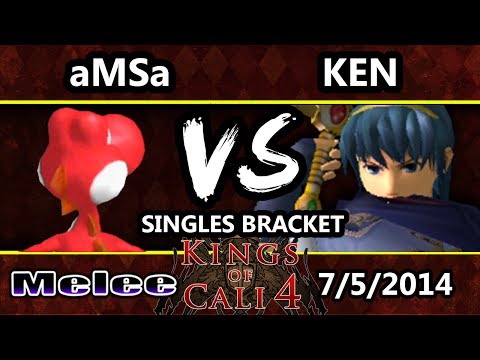 Kings of Cali 4 - aMSa (Yoshi) Vs. Ken (Marth) - Bracket