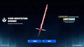 How To Get Lightsaber Pickaxe NOW FREE In Fortnite! (Unlocked Free Lightsaber Pickaxe)