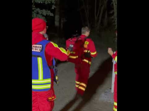 Einsatzübung 22.09.2023 BRK BERGWACHT DLRG