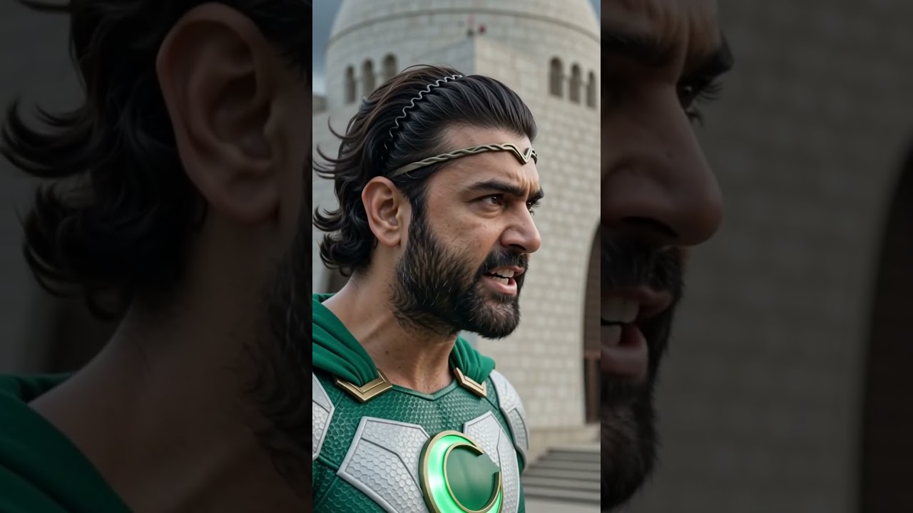 EPIC BATTLE: The Protector of Lahore vs. The Colossal Monster! Gemini Omni Flash🦸‍♂️💥