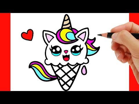 EIN NIEDLICH EIS MALEN LERNEN | Einfaches zeichnen lernen