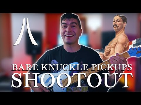 Bare Knuckle Pickup Bridge Shootout Demo Comparison with Aristides O6O (10 different pickups)