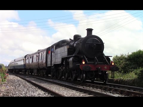 RPSI No. 4 on ''The Boyne'' & 85 Merlin on the ''Steam Enterprise'' - 24th July 2016