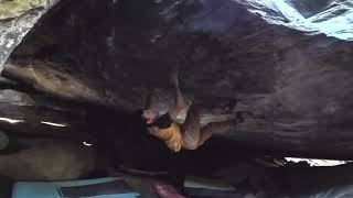 Video thumbnail of Remembrance of things past, 8b+. Magic Wood