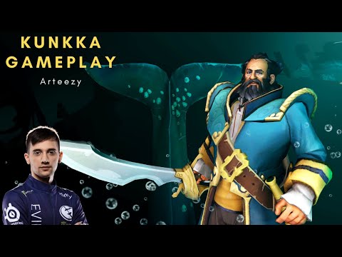 EG.Arteezy - Kunkka Midlane | Patch 7.27d | Player Perspective - Dota 2 Gameplay