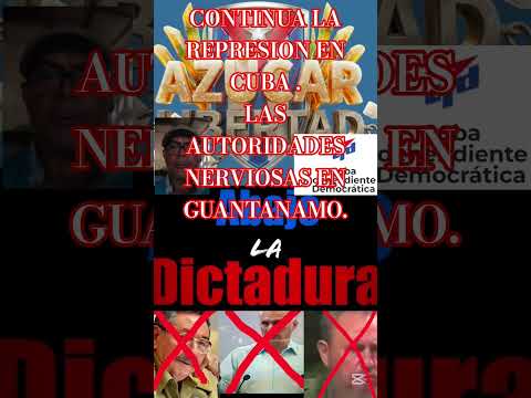 Hay nerviosismo en Guantanamo Cuba.