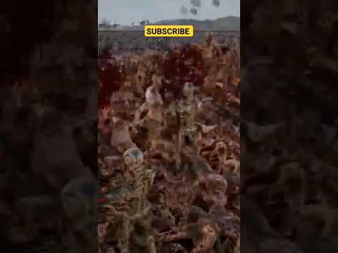 Terminator VS 10 Million Zombies #shorts #uebs2 #uebs #ultimateepicbattlesimulator2 #shieldwall