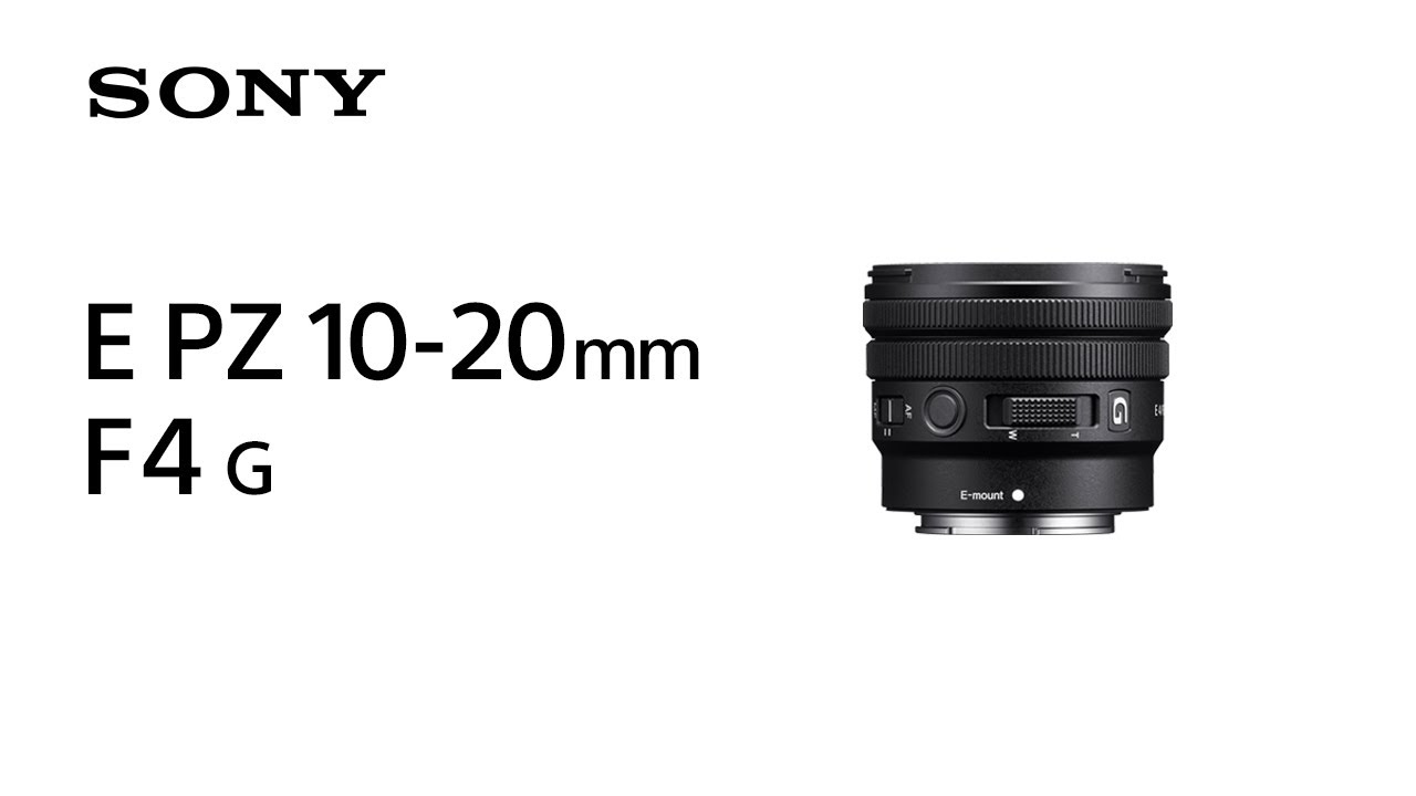 Sony Zoomobjektiv E PZ 10-20mm F4 G – Sony E-Mount