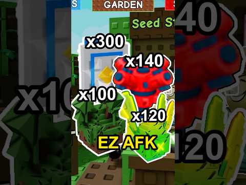 How to do 100+ JUNGLE EGG and GRANDMASTERS' AFK EZ method #growagarden #roblox #fyp