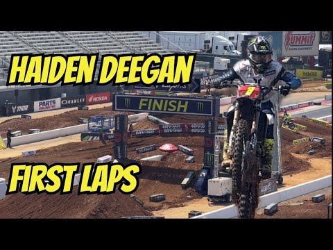 Haiden Deegan First laps Charlotte Friday Practice