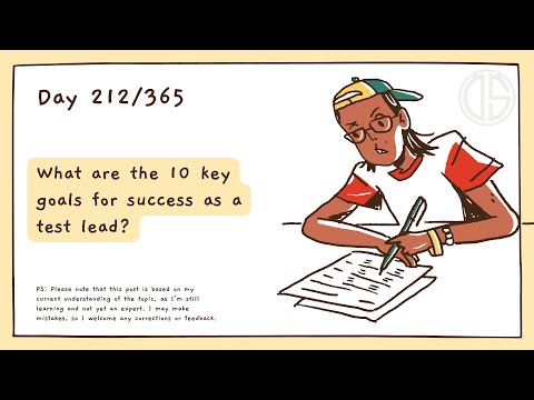 10 key goals for success as a QA test lead