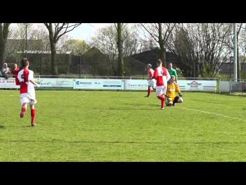 3 april 2016 SVF 1 - UVV 1 com 0-5 Doelpunt Nick (0-5)