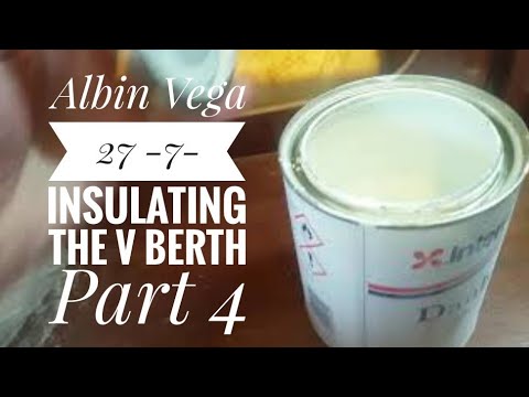 Albin Vega 27 Refit - 7 - Insulating the V berth Part 4