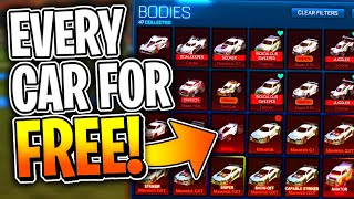 How To Get EVERY Car In Rocket League For FREE!