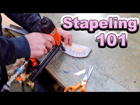 How to staple interior trim panels/doorcards, step by step guide