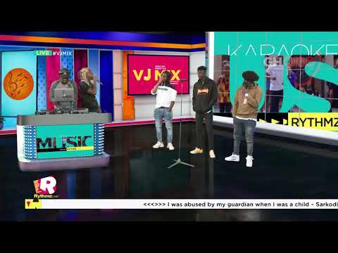 Kelvynboy ,O'bkay n Agbeshie on rythmzlive freestyle session with Dj xpliph n Sheldon  GHOnetv
