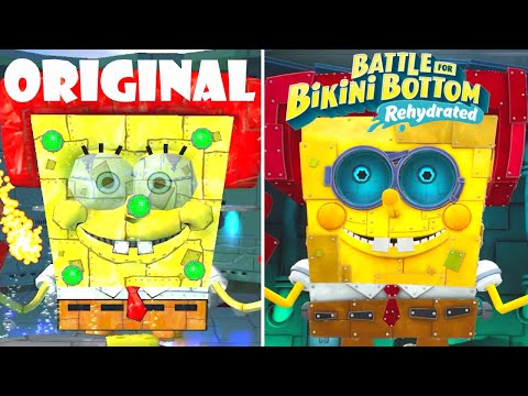 SpongeBob SquarePants: Battle for Bikini Bottom – Final Boss Comparison (Original vs Rehydrated)