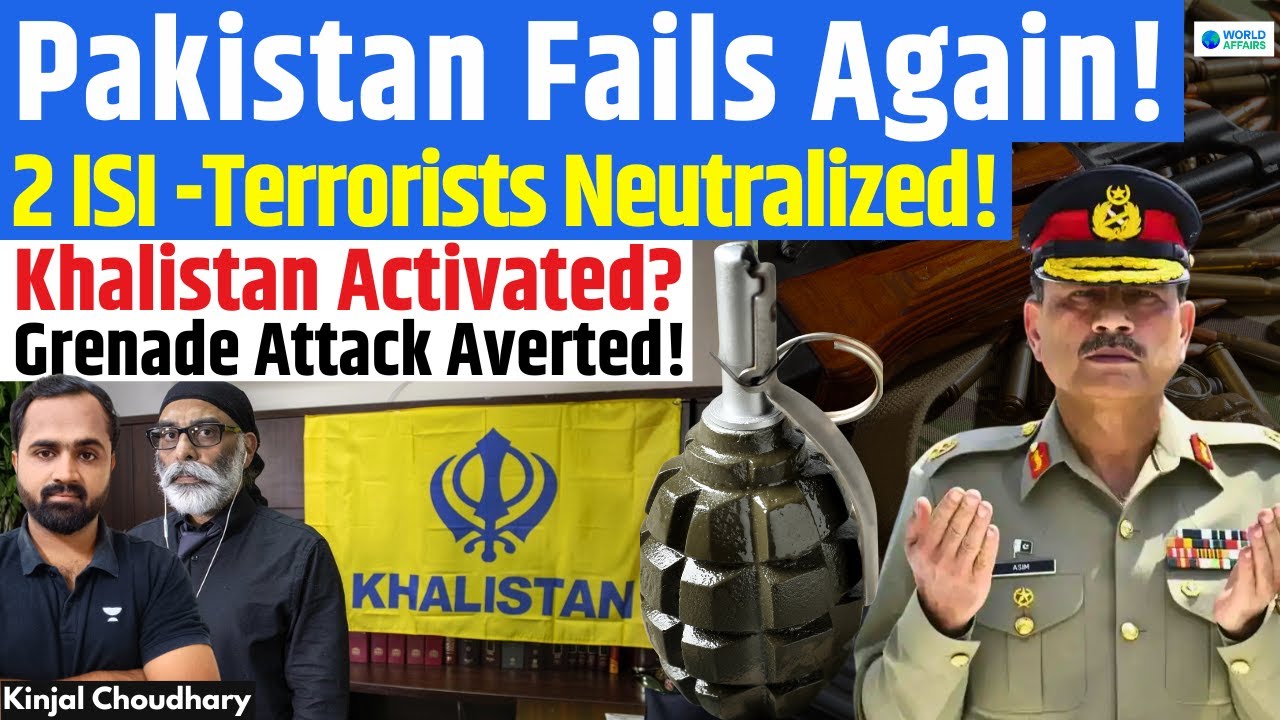 Punjab Police Hunt 2 Pak-ISI Backed Babbar Khalsa Terrorists Planning Grenade Attack! Kinjal