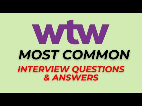 WTW Interview Questions and Answers for 2026