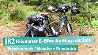 E-Bike Ausflug mit Zelt | 182 Kilometer E-Bike Tour auf der Friedensroute im Münsterland