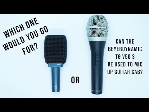 SENNHEISER e609 SILVER or BEYERDYNAMIC TG V50 S | #studiomicrophones