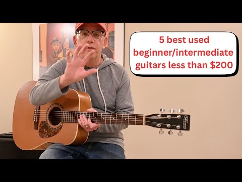 5 Best Mid Level  used acoustic guitars under $200 that will not disappoint!