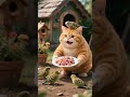 The Orange Cat Got Its Reward Funnycats Cute Cat Funnyvideo Catlovers