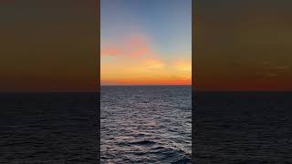Cruise Shorts - Beautiful Sunrise Over the Atlantic Ocean While Sailing on a Carnival Cruise Ship