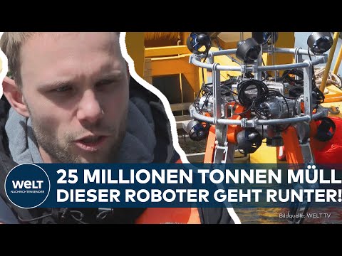 MEERESBODEN VOLL MÜLL: Roboter SeaClear 2.0 soll Plastikflut stoppen – Erste Tests in Hamburg!