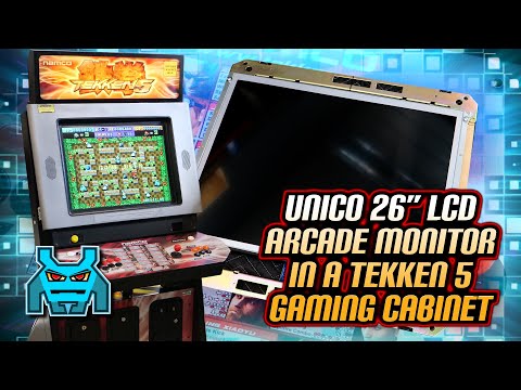 Unico 26" Arcade LCD Monitor in a Namco Tekken 5 Gaming Cabinet