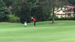 George Leigh UNLV golf soft pitchshot par5 h7 tavistock Isleworth 10/22/19