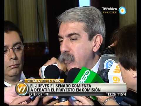 Visión Siete: Votar a los 16: El Senado comienza el jueves el debate