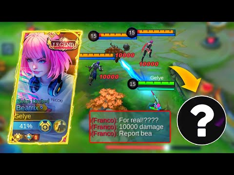 Beatrix Phobia 100% One Shot!! Try This Before Moonton See This -Mlbb