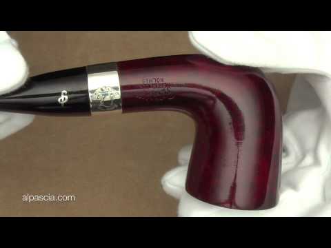 pipa Peterson Return of Sherlock Holmes Mycroft Red - pipe 1246