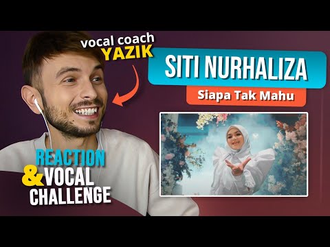 Vocal Coach YAZIK reaction to Siti Nurhaliza - Siapa Tak Mahu (MV)