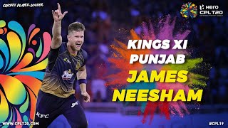 JAMES NEESHAM | KINGS XI PUNJAB | #IPLAuction #CPL #CricketPlayedLouder