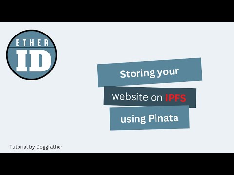 Storing your website on IPFS using Pinata