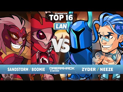 Sandstorm & Boomie vs Zyder & Neeze - Top 16 Elimination - Dreamhack San Diego 2023 - LAN 2v2