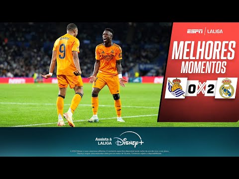 Gols e lances de Real Sociedad x Real Madrid