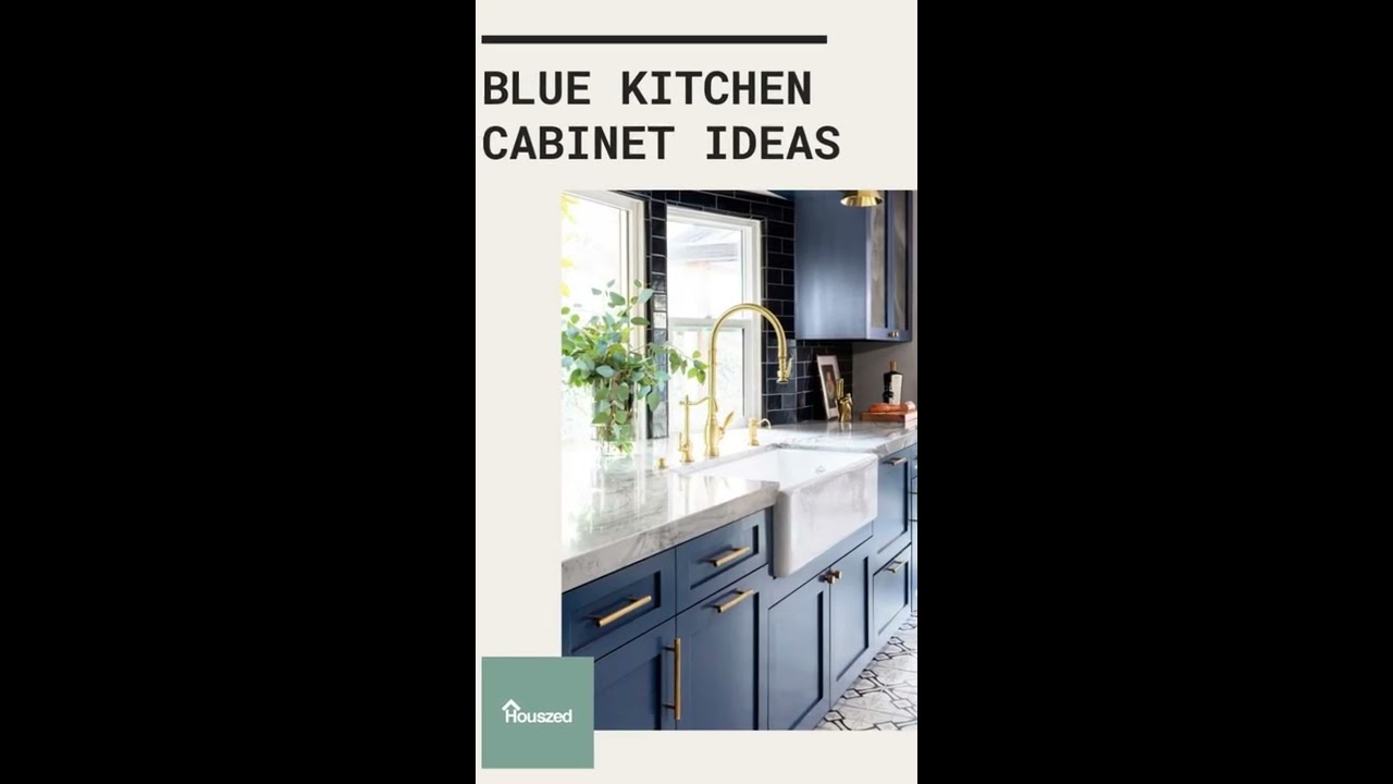 Watch video Blue Kitchen Cabinet Ideas Now Blue Kitchen Cabinet Ideas