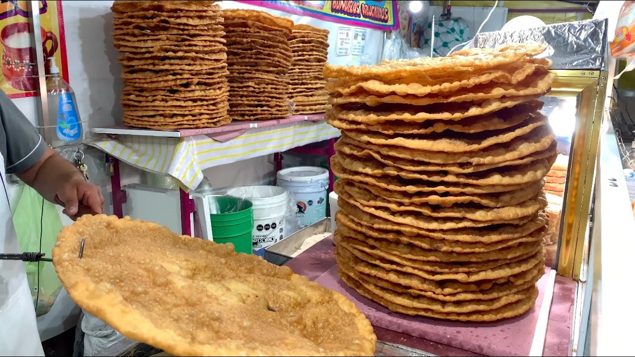 Watch BUÑUELOS DE FERIA TRADICIONALES | MEXICAN STREET FOOD Now BUÑUELOS DE FERIA TRADICIONALES | MEXICAN STREET FOOD