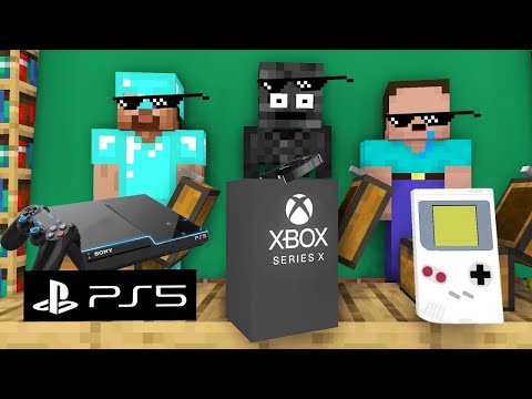 Monster School  PS5 UNBOXING + XBOX SERIES X   Minecraft Animation