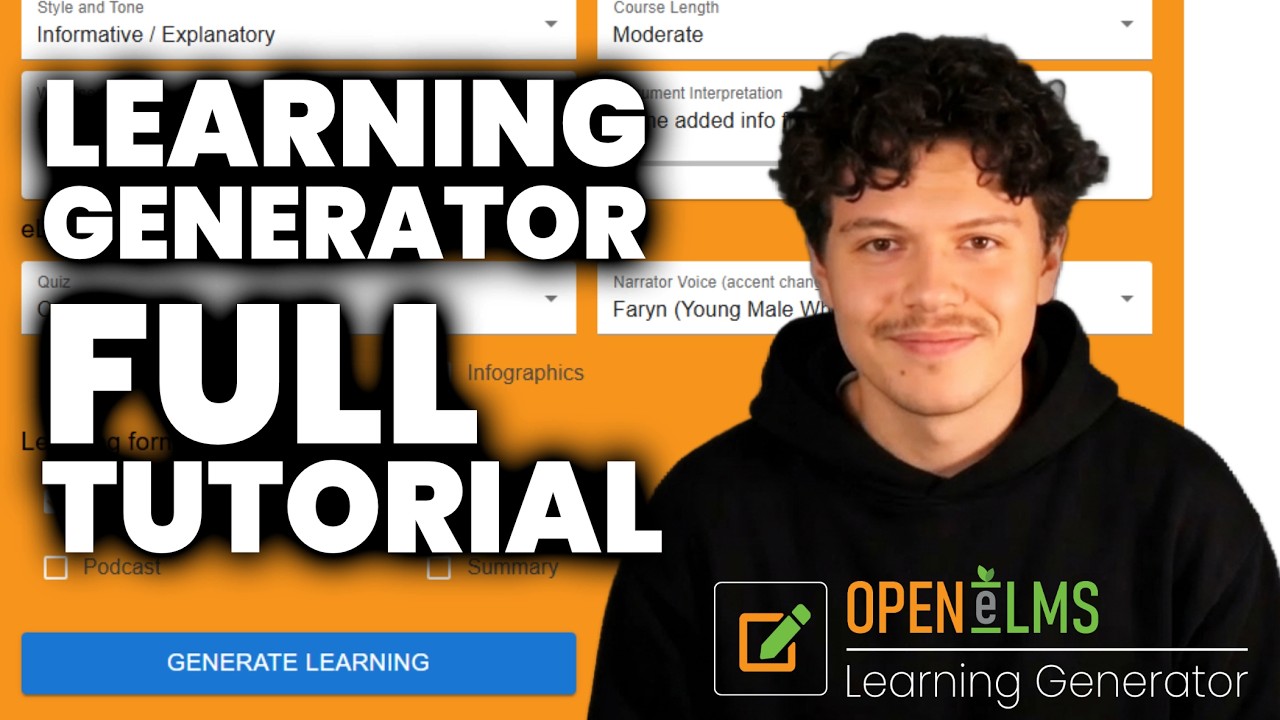 Turn PDFs Into eLearning in 10 Minutes... Open eLMS Learning Generator - FULL TUTORIAL