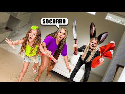 THE PRODUCTION BECAME AN EVIL RABBIT TO SCARE LARISSA AND LAYRA!