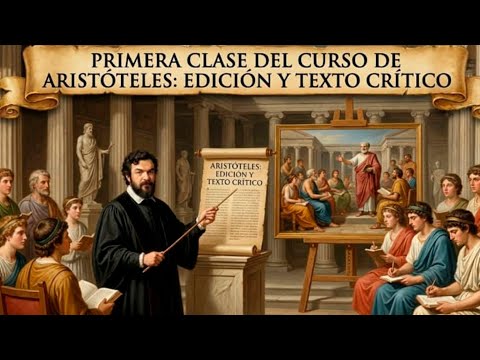 Primera clase promoción curso de Metafisica Aristoteles; Edición y texto critico