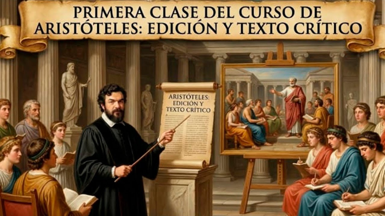 Primera clase promoción curso de Metafisica Aristoteles; Edición y texto critico