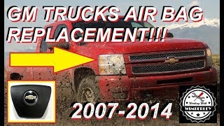 How To Remove GM Truck AirBag 07-14 Tahoe Yukon Sierra Escalade Suburban Silverado Air Bag Removal
