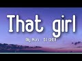 1HOUR Olly Murs That Girl Lyrics DJ CHEN Remix