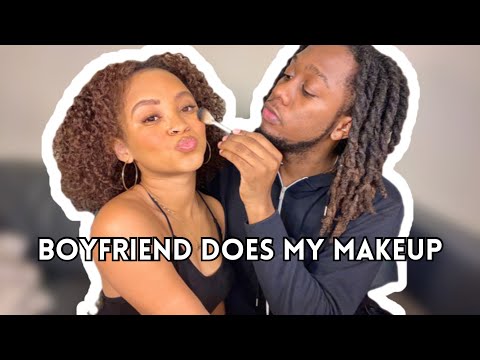 Boyfriend Does My Makeup 🥲💄